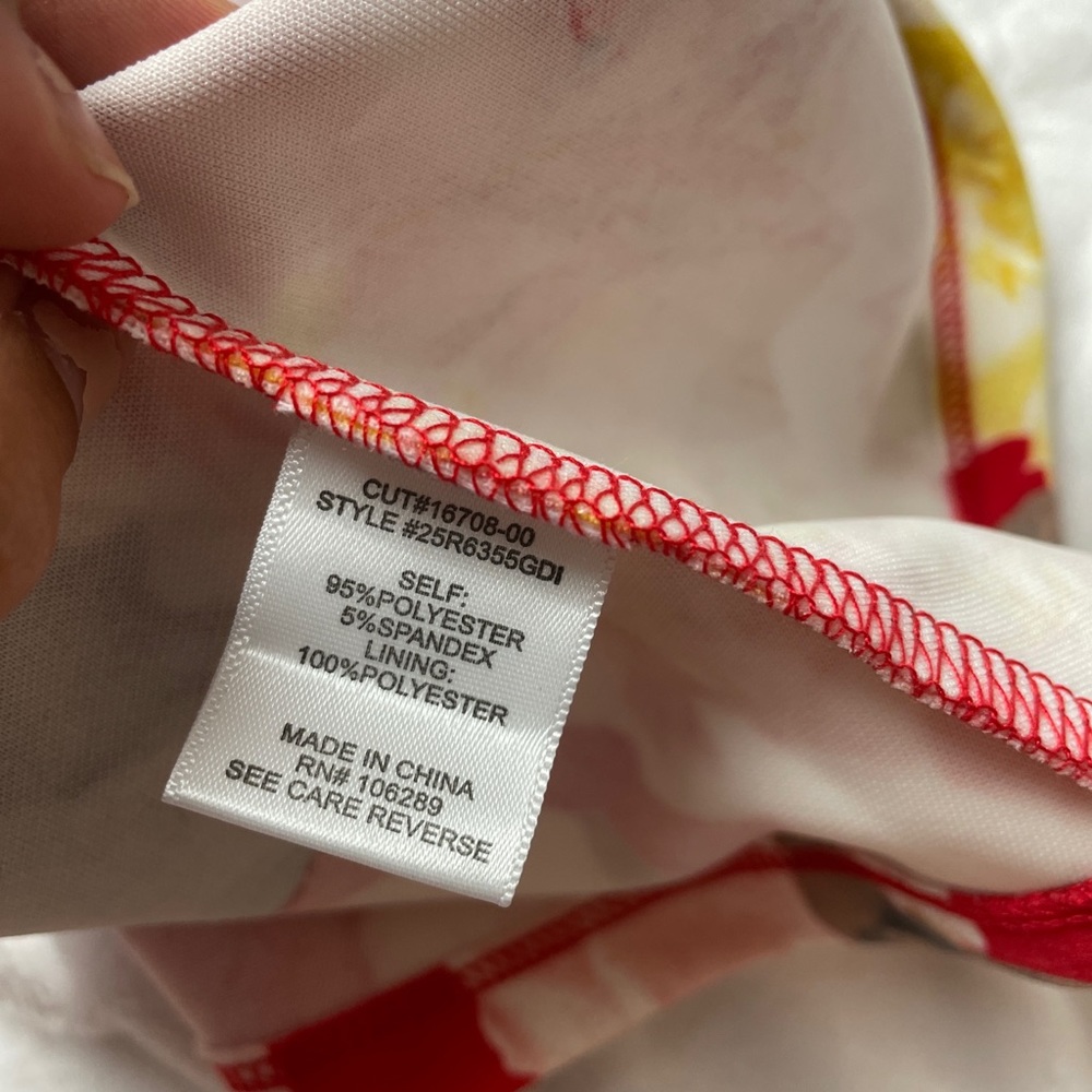 NWT Francesca’s Red Floral Mini Dress - Picture 8 of 11
